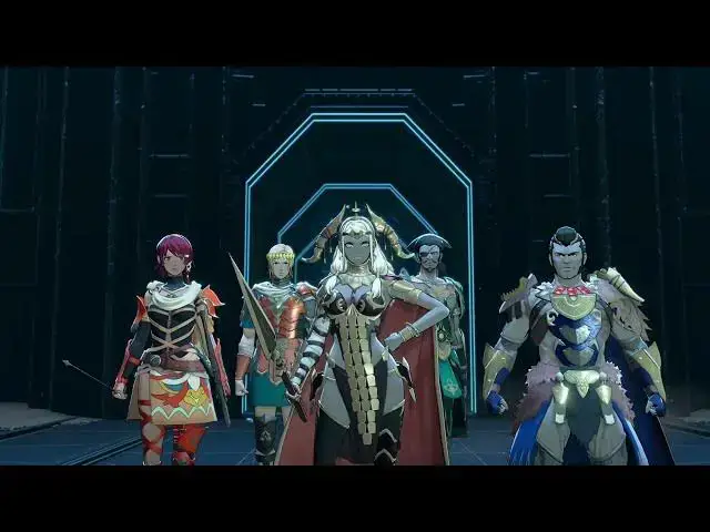 Video thumbnail for Fire Emblem: Fortune's Weave - 1 Theodora Path Ch 9: Reach Kunlun: EX-061 Temple Arrival Cutscene