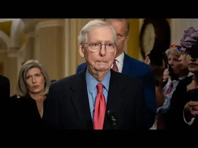 Video thumbnail for Mitch McConnell Holds Emergency Press Event - Makes Unexpected Announcement
