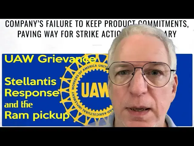 'Video thumbnail for Future Ram Pickup: UAW Grievance, STLA Response'