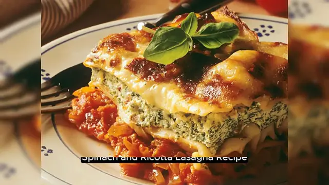Video thumbnail for Easy Spinach and Ricotta Lasagna_ A Vegetarian Fav