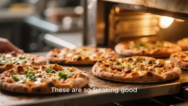 'Video thumbnail for Pesto Chicken Flatbread Pizzas'