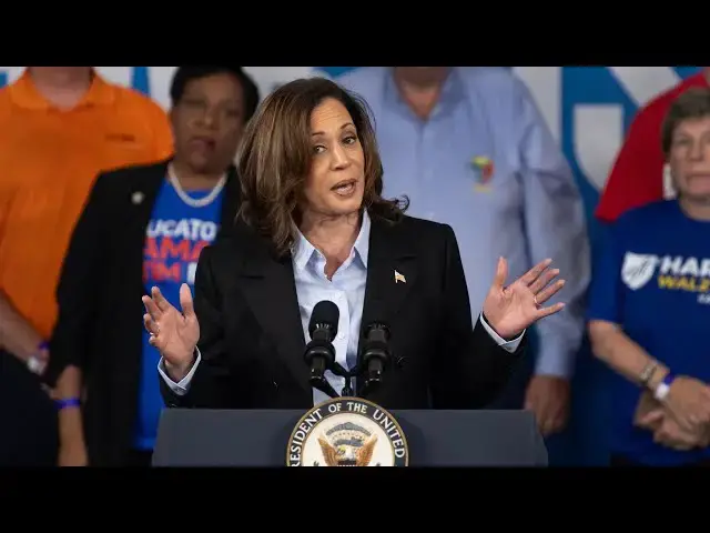 Video thumbnail for Kamala Harris Says The Unthinkable After Georgia School Massacre