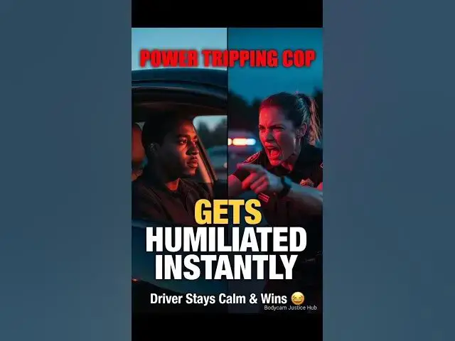 Video thumbnail for Power Tripping Female Cop Gets HUMILIATED Instantly 🔥 Know Your Rights #shorts #trending