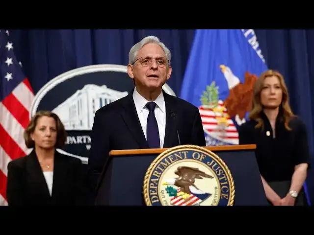 Video thumbnail for Merrick Garland Breaks His Silence On Trump Prosecution - Demands 'Speedy Trial'