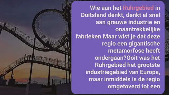 Video thumbnail for RUHRGEBIED TIPS: DE LEUKSTE BEZIENSWAARDIGHEDEN!