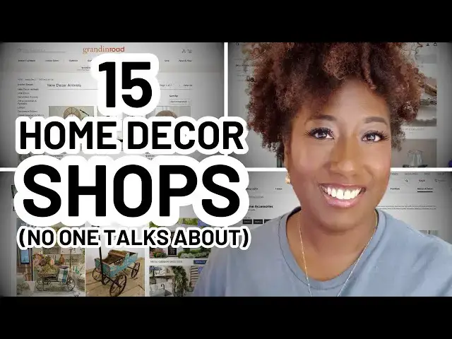 'Video thumbnail for 15 HOME DECOR SHOPS (No One Talks About)'