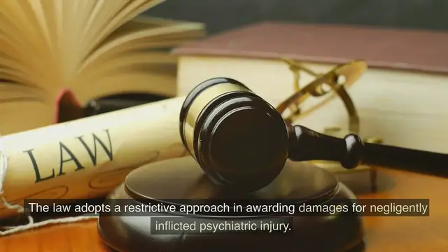 Video thumbnail for Negligently inflicted psychiatric injury www.e-lawresources.co.uk