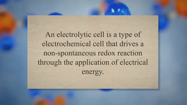 Video thumbnail for Electrolytic cells concept questions and answers