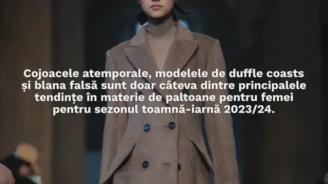 Video thumbnail for Tendințe de modă pentru toamna-iarna 2023/2024 – cele mai în vogă paltoane de damă direct de pe podiumuri