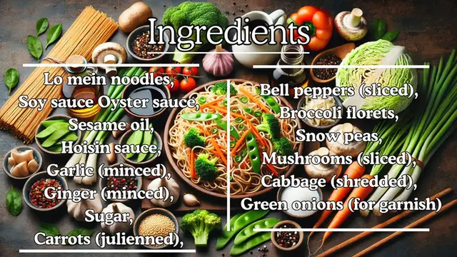 Video thumbnail for Lo Mein