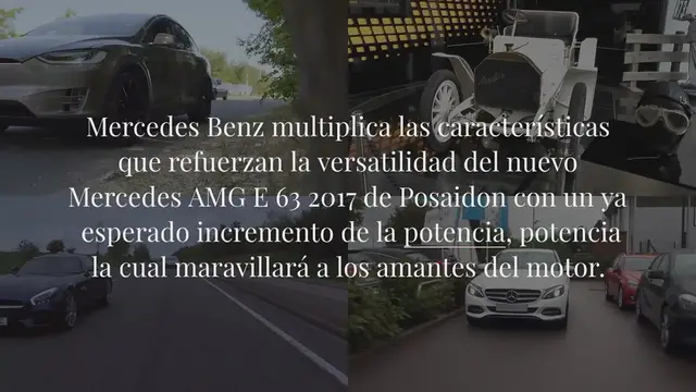 Video thumbnail for Mercedes AMG E 63 2017 de Posaidon: Cada vez más cerca