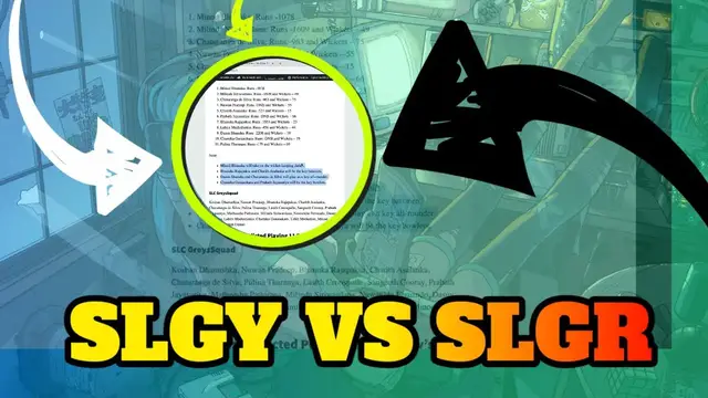 Video thumbnail for SLGY VS SLGR DREAM11 PREDICTION 1ST MATCH SLC Greys VS SLC Greens Dream11 Team