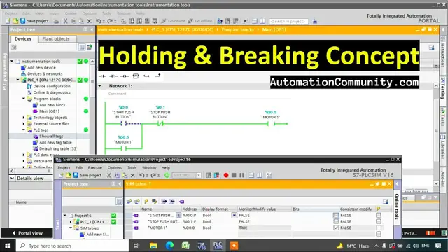 Video thumbnail for Holding & Breaking Concept in PLC - Industrial Automation Concepts