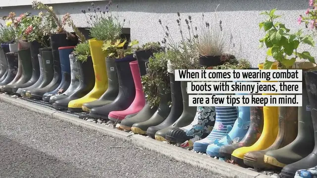 Video thumbnail for How To Wear Skinny Jeans With Combat Boots