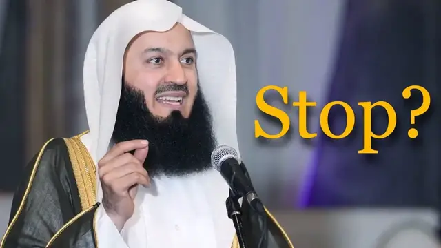 Video thumbnail for Stop Doing That: Mufti Ismail Menk's Advice on Breaking Bad Habits