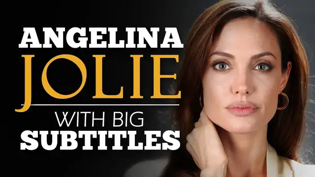 Video thumbnail for ENGLISH SPEECH | ANGELINA JOLIE: What We Stand For? (English Subtitles)