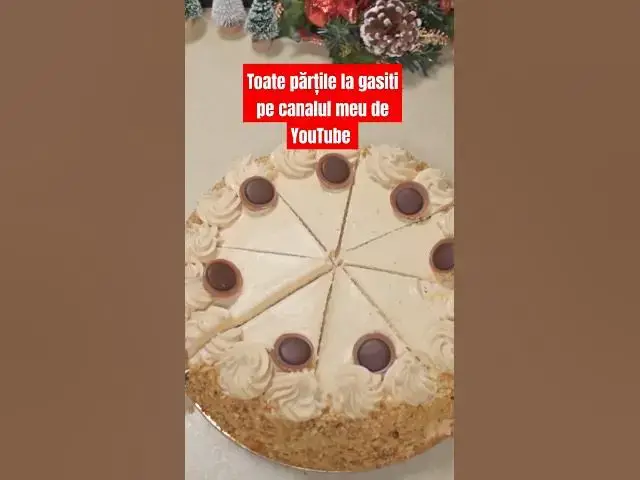 'Video thumbnail for Tort cu multă nuca și crema de caramel - Partea a treia'