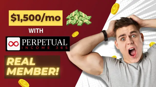 Video thumbnail for Earn $1,500 EVERY Month With Perpetual Income 365 REAL Review | Affiliate Marketing