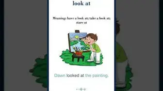 Video thumbnail for Look at meaning | look at sentences | Common English Idioms #shorts