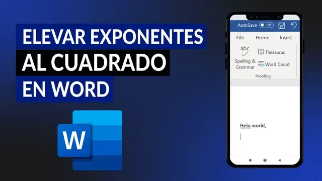 Video thumbnail for Cómo elevar exponentes al cuadrado o al cubo en WORD con el teclado