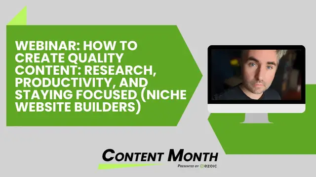 Video thumbnail for How to Create Quality Content: Research, Productivity, and Staying Focused