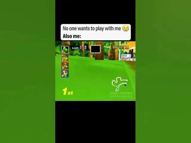 Video thumbnail for Is this cheating ? #mariokart #didyouknow #retrogaming #gamer