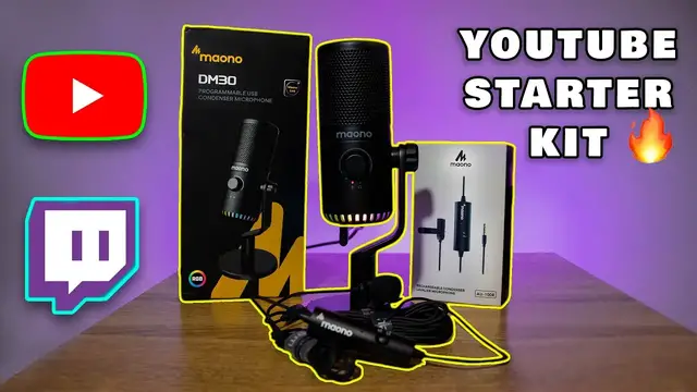 Video thumbnail for Maono DM30 + AU-100R Microphones Review | Best For Gaming, YouTube & Streaming?