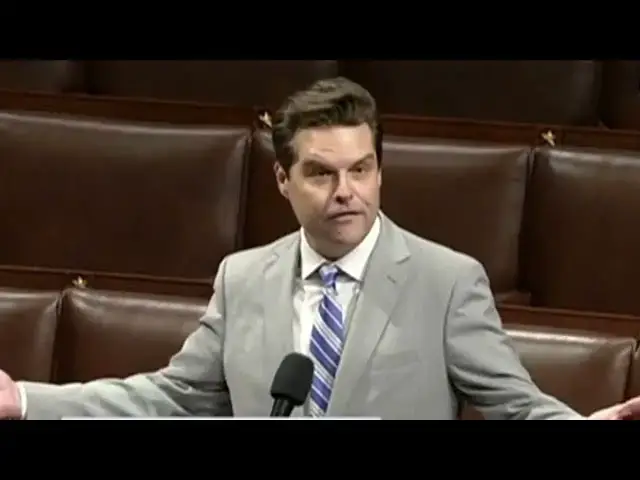 Video thumbnail for 'Motion To Vacate' - Matt Gaetz Lays Smackdown On McCarthy, Moves To Strip Him Of Speakership