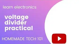 'Video thumbnail for voltage divider circuit, voltage divider rule, voltage divider bias'