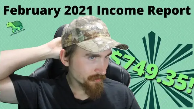 'Video thumbnail for I Made $749.35 Blogging | February 2021 Income Report for 5 Websites'