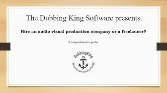 Video thumbnail for Hire An Audio Visual Production Company Or A Freelancer (Case Study)