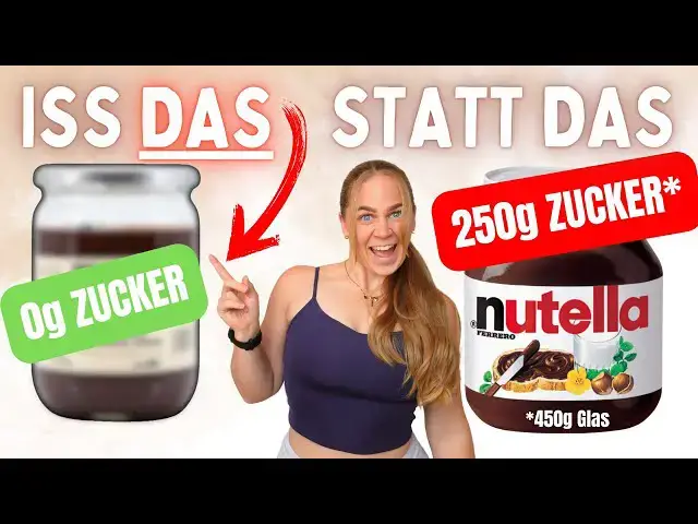 Video thumbnail for Iss DAS statt Zucker: Zuckerfreie Alternativen zum ABNEHMEN | Zuckerfreie Lebensmittel