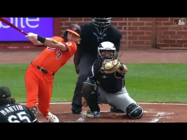 'Video thumbnail for Jackson Holliday LAUNCHES a Solo Home Run! | 7th HR of 2025 | Baltimore Orioles | 05/31/2025'
