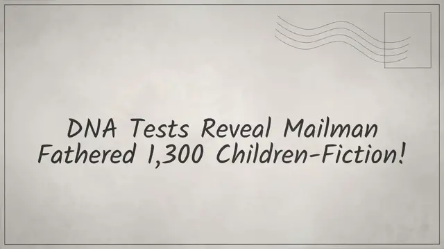 Video thumbnail for DNA Tests Reveal Mailman Fathered 1,300 Children-Fiction!
