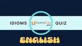 Video thumbnail for Quiz on Idioms to improve your English