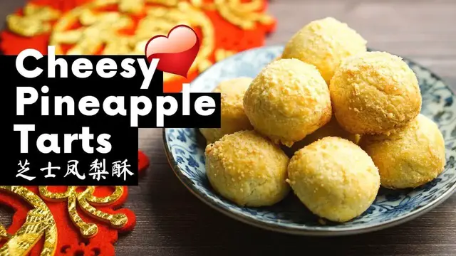 'Video thumbnail for Buttery Cheesy Pineapple Tarts | 芝士凤梨酥 | Kue Nastar'