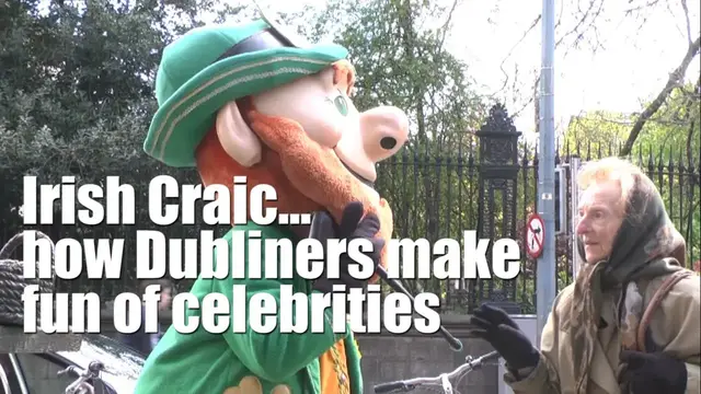 Video thumbnail for How the Irish make fun of their heroes (comical statues)