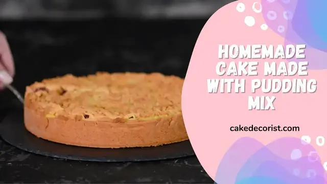 Video thumbnail for Homemade Cake Made With Pudding Mix