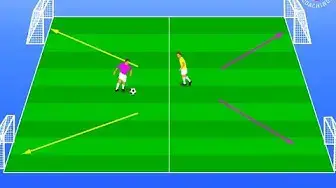 'Video thumbnail for 1v1 2 goal madness soccer drill'