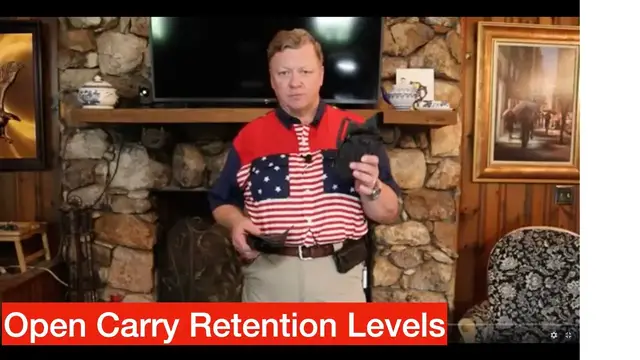 Video thumbnail for Retention Levels for Open Carry Holsters