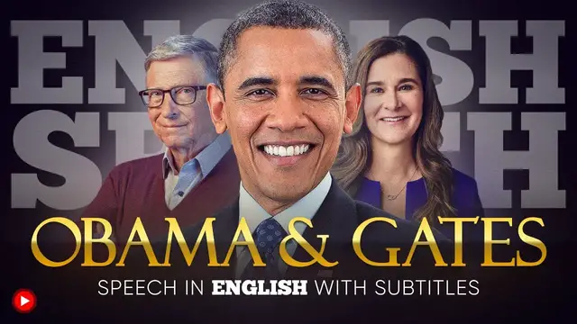 Video thumbnail for ENGLISH SPEECH | OBAMA & GATES: Leadership & World Change (English Subtitles)