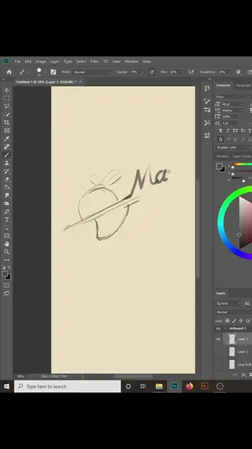 'Video thumbnail for Adobe illustrator- Fun mango ninja logo design- SPEED ART'