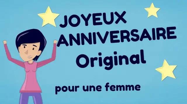 Video thumbnail for Joyeux anniversaire femme Original