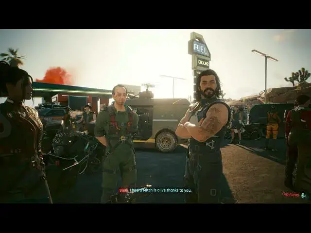 Video thumbnail for Cyberpunk 2077 - Life During Wartime: Defeat Kang Tao's Operatives | Gas Station | Find Hellman