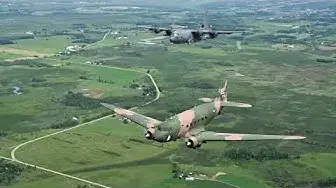 Video thumbnail for AC-47 Spooky, AC-130J Ghostrider Perform Gunship Heritage Flight