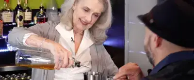 Video thumbnail for Exclusive: ANASTASIA's Mary Beth Peil Pours a Glass on BROADWAY BARTENDER!