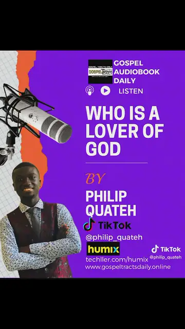 'Video thumbnail for WHO IS A LOVER OF GOD?'