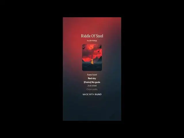 Video thumbnail for Riddle of Steel