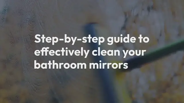Video thumbnail for Cleaning Bathroom Mirrors