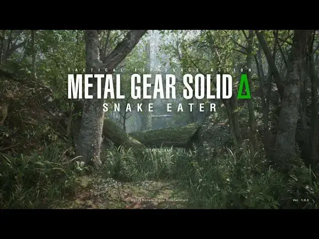 'Video thumbnail for Metal Gear Solid Delta: Snake Eater - Playstation 5 Start Up: Adjust Graphics | HUD | Language'
